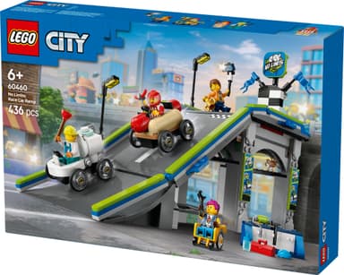 LEGO City Grenseløs action: Racerbilbane med rampe 60460
