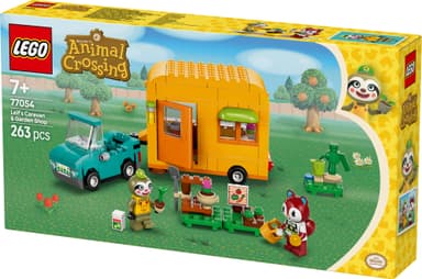 LEGO Animal Crossing Leif med campingvogn og hagebutikk 77054
