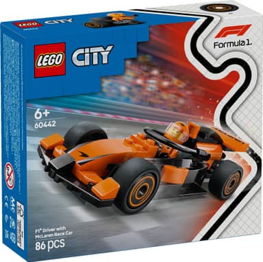 LEGO City F1-fører med McLaren-racerbil 60442