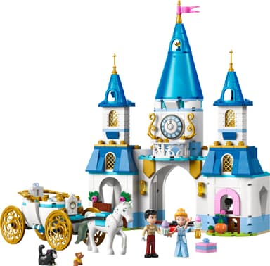 LEGO Disney Princess Askepotts slott og hestetrukne vogn 43275