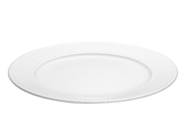Pillivuyt Plissé plate flat Dia 31,5 cm White
