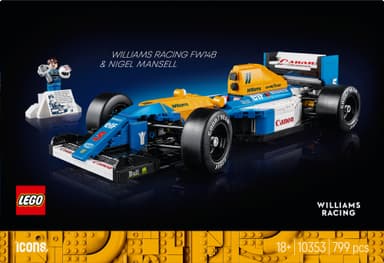 LEGO Icons Williams Racing FW14B og Nigel Mansell 10353
