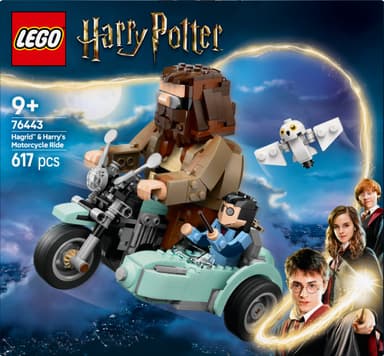 LEGO Harry Potter Gygrid og Harrys motorsykkeltur 76443