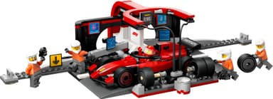 LEGO City F1-depotstopp og -team med Ferrari-bil 60443