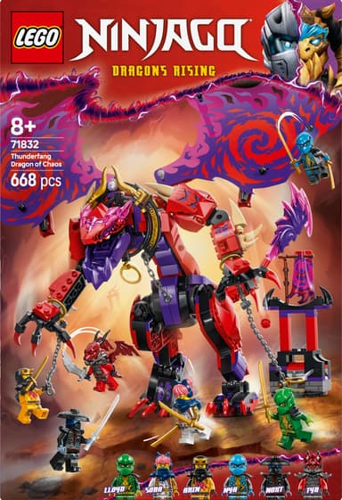 LEGO Ninjago Kaosdragen Thunderfang 71832