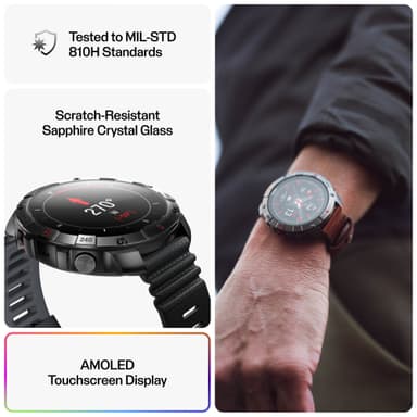Polar Grit X2 Pro Sport Watch M/L (Titan/Stål)