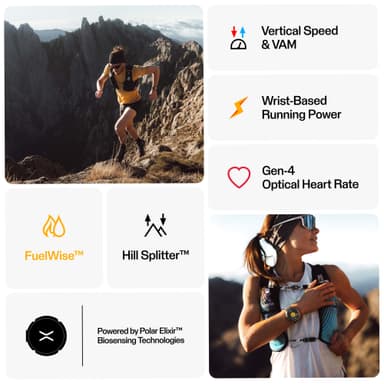 Polar Grit X2 Pro Sport Watch M/L (Titan/Stål)