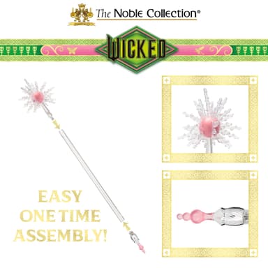 Noble Collection Wicked tryllestav (Glinda)