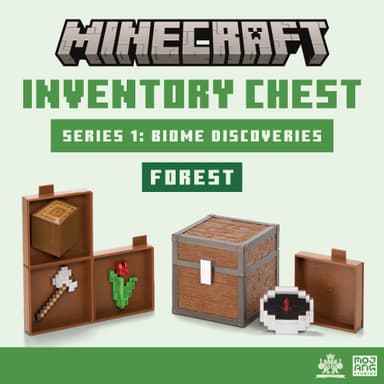 Noble Collection Minecraft Loot Chest leketøy (Forest)