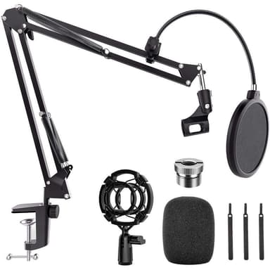 Tabellmontering NÖRDIC mikrofonpasser passer også til blå Yeti og Blue Snowball 5/8 tommers adaptermikrofonarm