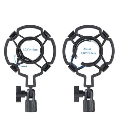 Tabellmontering NÖRDIC mikrofonpasser passer også til blå Yeti og Blue Snowball 5/8 tommers adaptermikrofonarm