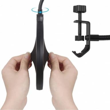 Tabellmontering NÖRDIC mikrofonpasser passer også til blå Yeti og Blue Snowball 5/8 tommers adaptermikrofonarm