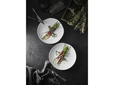 Pillivuyt Boulogne plate flat Dia 26,5 cm White