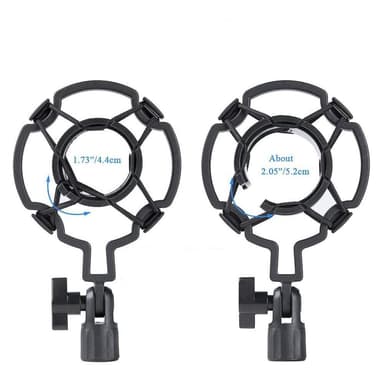 Tabellmontering NÖRDIC mikrofonpasser passer også til blå Yeti og Blue Snowball 5/8 tommers adaptermikrofonarm