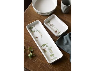 Pillivuyt Vinter Plissé Dish rectangular 36 x 12 cm