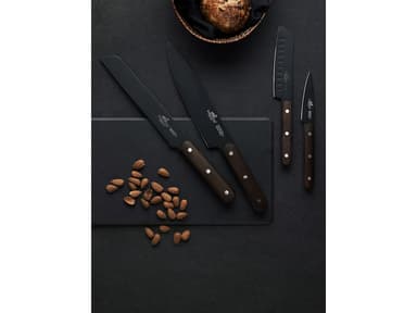 Sabatier Phenix Knife set 4 parts Black/Wood