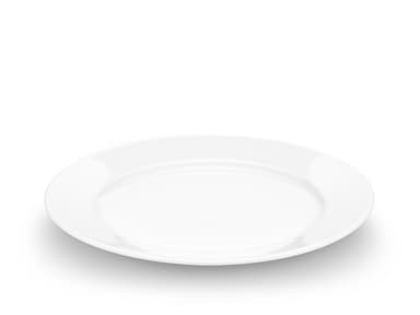Pillivuyt Sancerre plate flat Dia 26 cm White