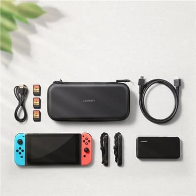 Ugreen Oppbevaringsveske kompatibel med Nintendo Switch - Svart