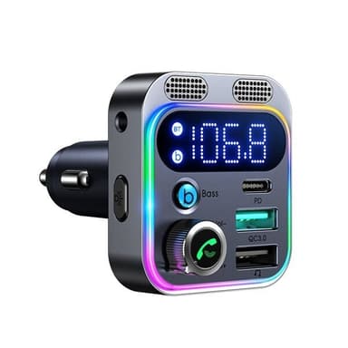 Joyroom FM-Sender med billader 48W PD QC3.0