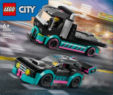 LEGO City Racerbil og transporttrailer 60406