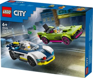 LEGO City Politibil på muskelbil-jakt 60415
