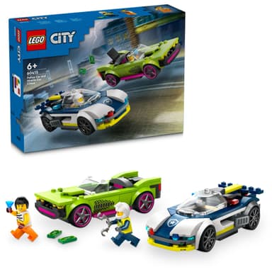 LEGO City Politibil på muskelbil-jakt 60415