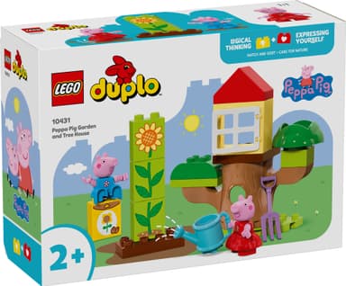LEGO DUPLO Peppa Pig Peppa Gris med hage og trehytte 10431