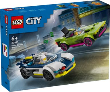 LEGO City Politibil på muskelbil-jakt 60415