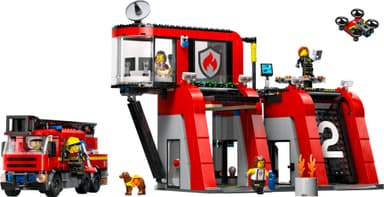 LEGO City Brannstasjon med brannbil 60414