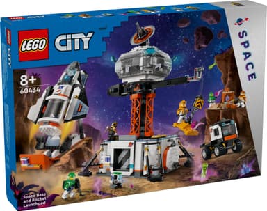 LEGO City Rombase og utskytningsrampe for rakett 60434