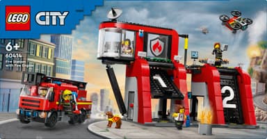 LEGO City Brannstasjon med brannbil 60414