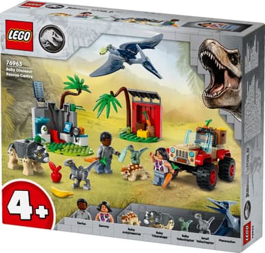 LEGO Jurassic World Dyrereservat med dinosaurunger 76963