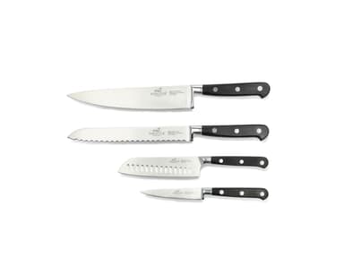Sabatier Licorne Knife set 4 parts Steel/Black