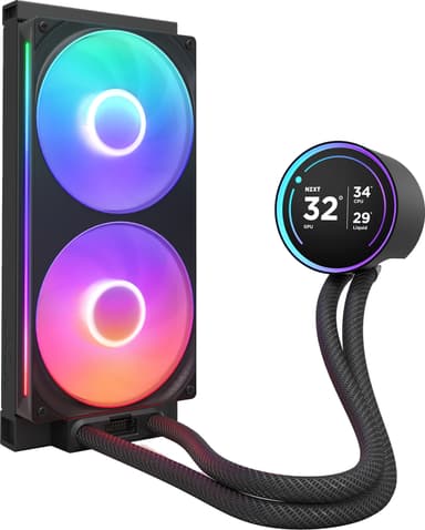 NZXT Kraken 280 Elite V2 RGB CPU vannkjøler (sort)