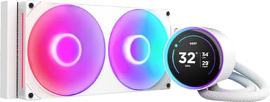 NZXT Kraken 280 Elite V2 RGB CPU vannkjøler (hvit)
