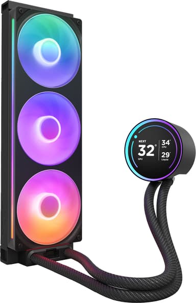 NZXT Kraken 360 Elite V2 RGB CPU vannkjøler (sort)