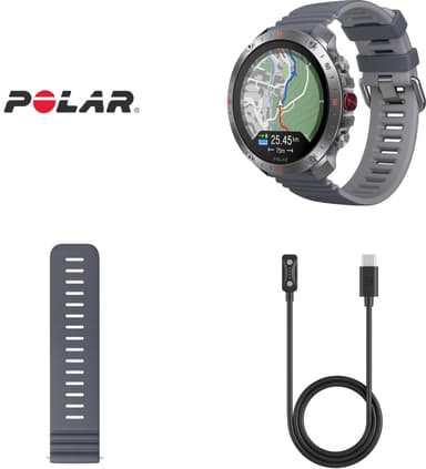 Polar Grit X2 Pro Sport Watch S-L (grå)