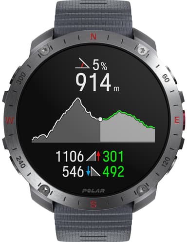 Polar Grit X2 Pro Sport Watch S-L (grå)