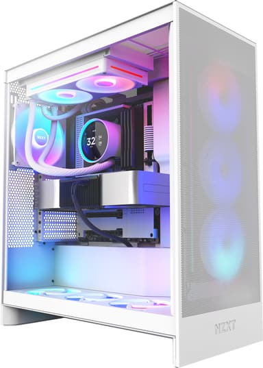NZXT Kraken 240 Elite V2 RGB CPU vannkjøler (hvit)