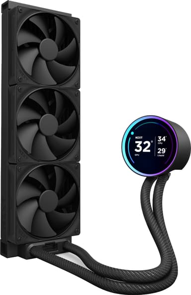 NZXT Kraken 360 Elite V2 CPU vannkjøler (sort)