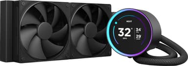 NZXT Kraken 240 Elite V2 CPU vannkjøler (sort)