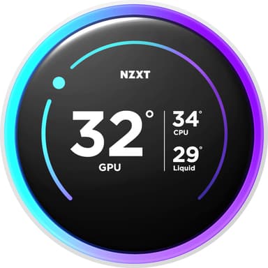 NZXT Kraken 240 Elite V2 RGB CPU vannkjøler (hvit)