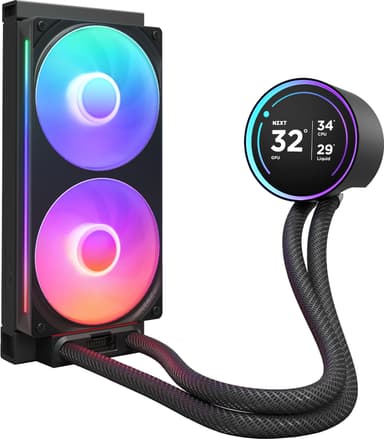 NZXT Kraken 240 Elite V2 RGB CPU vannkjøler (sort)