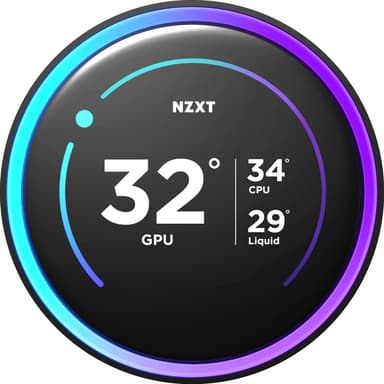 NZXT Kraken 240 Elite V2 RGB CPU vannkjøler (sort)
