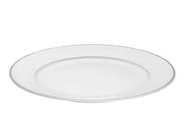 Pillivuyt Tallerken flat Hvit/Platina