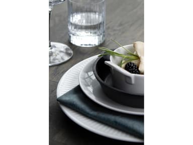 Pillivuyt Eventail Plate flat Dia 21 cm White