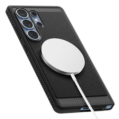 Spigen Rugged Armor deksel Samsung Galaxy S25 Ultra - Svart