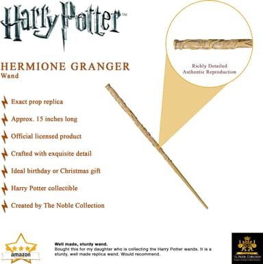 Noble Collection Harry Potter leketryllestav (Hermines tryllestav)