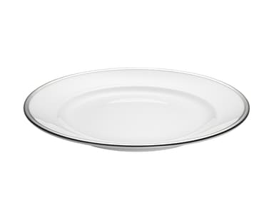 Pillivuyt Bistro Plate Dia 24 cm White/Platinum