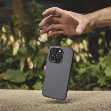 Mujjo iPhone 16 Pro mobildeksel (blå)